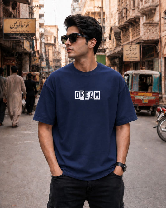 DREAM Tee — Navy Blue