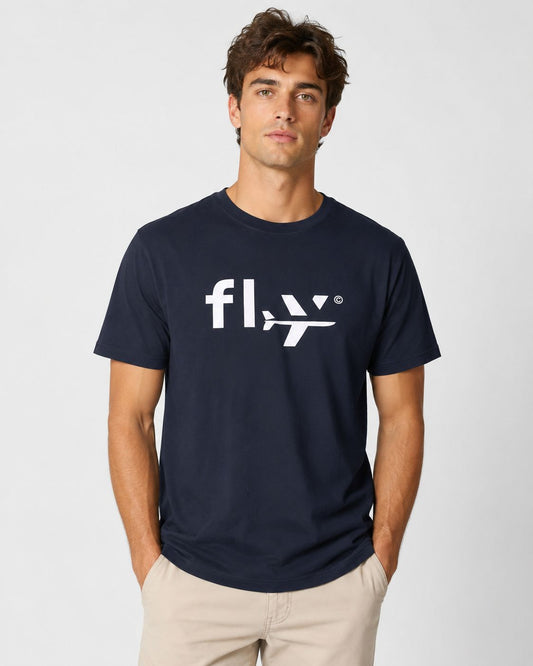 Fly Tee — Navy Blue