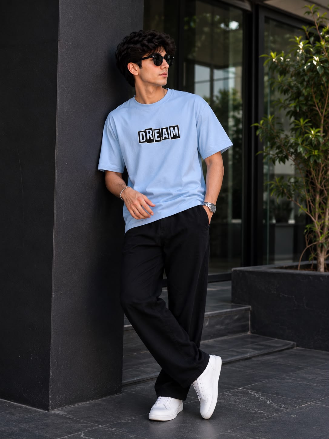 DREAM Tee — Light Blue